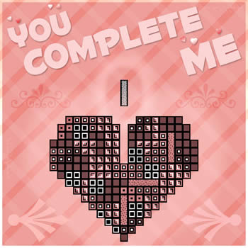 Tetris Valentines Day